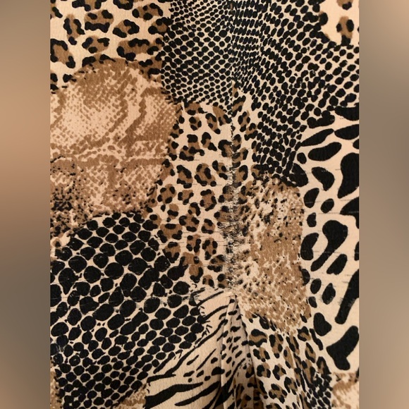 Silk Animal Print Business Casual Dress - Picture 3 of 15